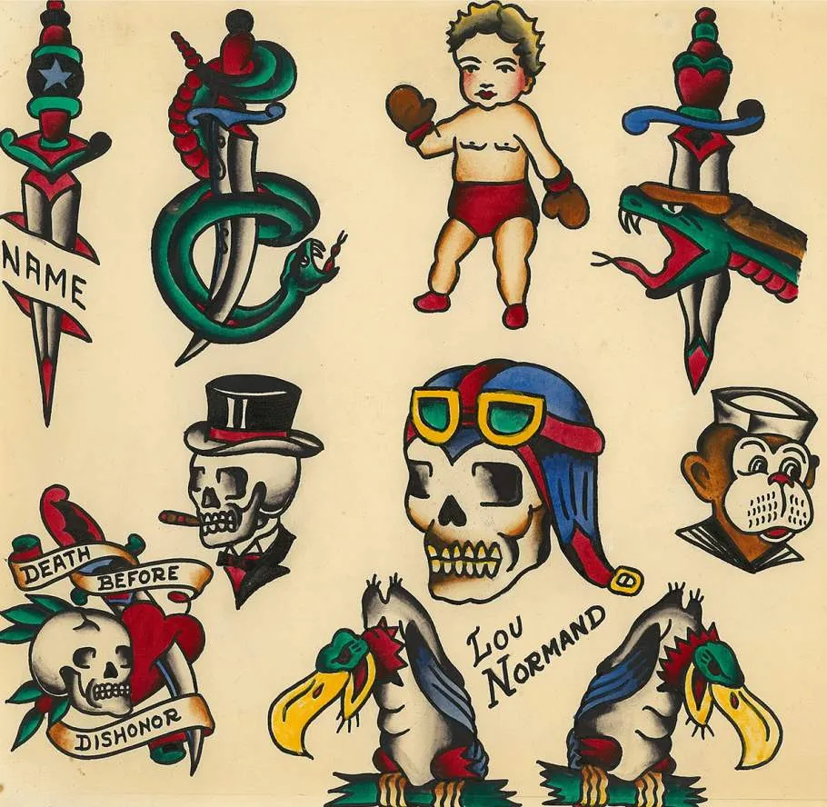 Body Art During World War II From the Lyle Tuttle Tattoo Art
